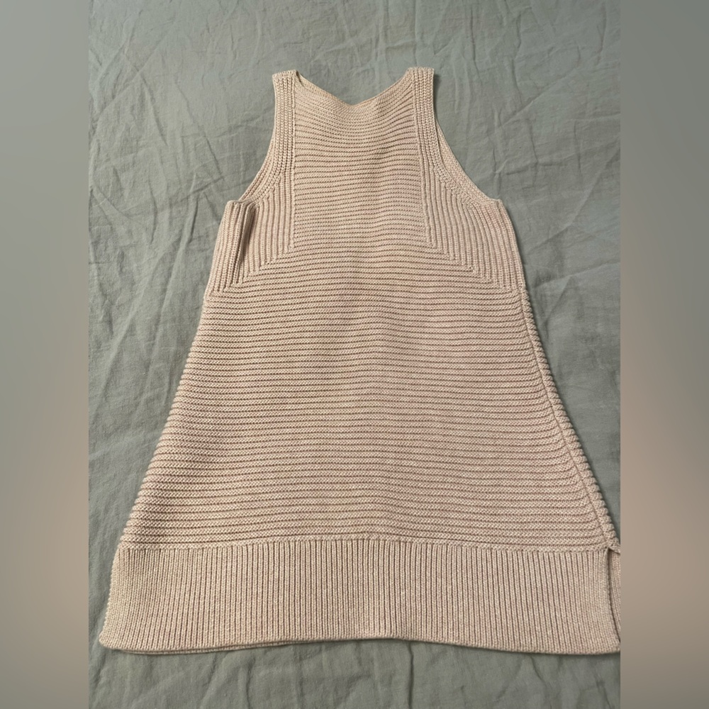 All Saints Pink Sleeveless Knitted Tank Top